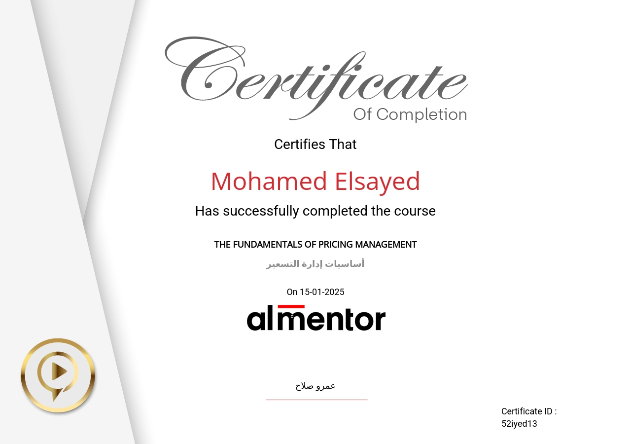 أساسيات إدارة التسعير